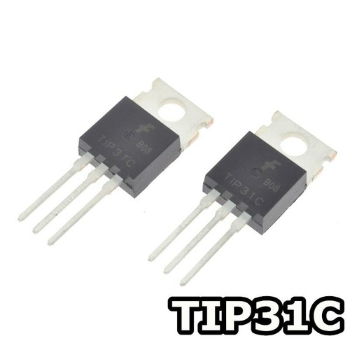 2pcs tip31c npn 100v power - npn, 3a